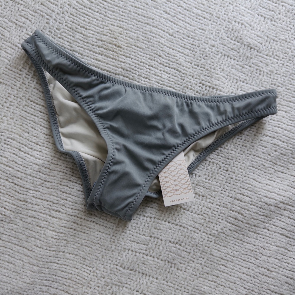NWT Eberjey Women's Gray Bikini Bottom